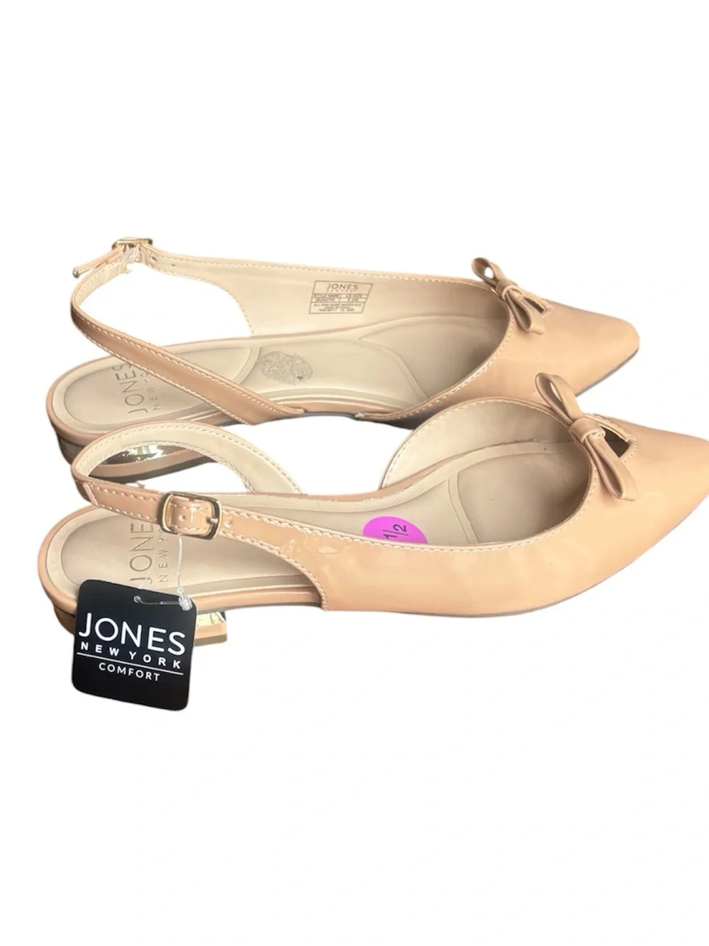 ✨New Jones New York “Quantia” Tan Slingback Flats Women’s Size 8.5✨